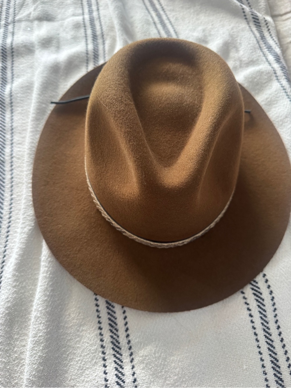 Brixton Kids Brown Felt Hat - XS
